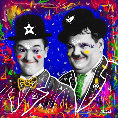 Stan and Oliver - 40 x 40